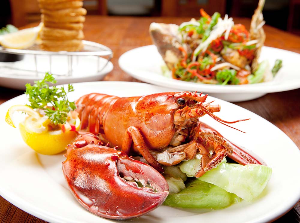 みんな大好き！ シーフードマック＆チーズ＠フィッシャーマンズ コーブ